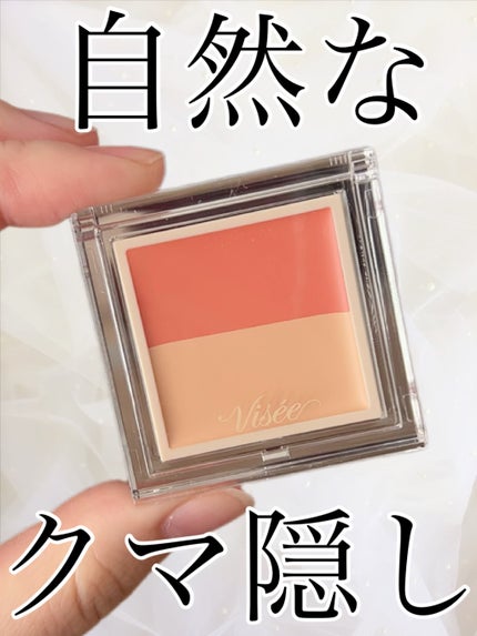 カラーデュオ トリック コンシーラー/Visée/パレットコンシーラーを使ったクチコミ(1枚目)