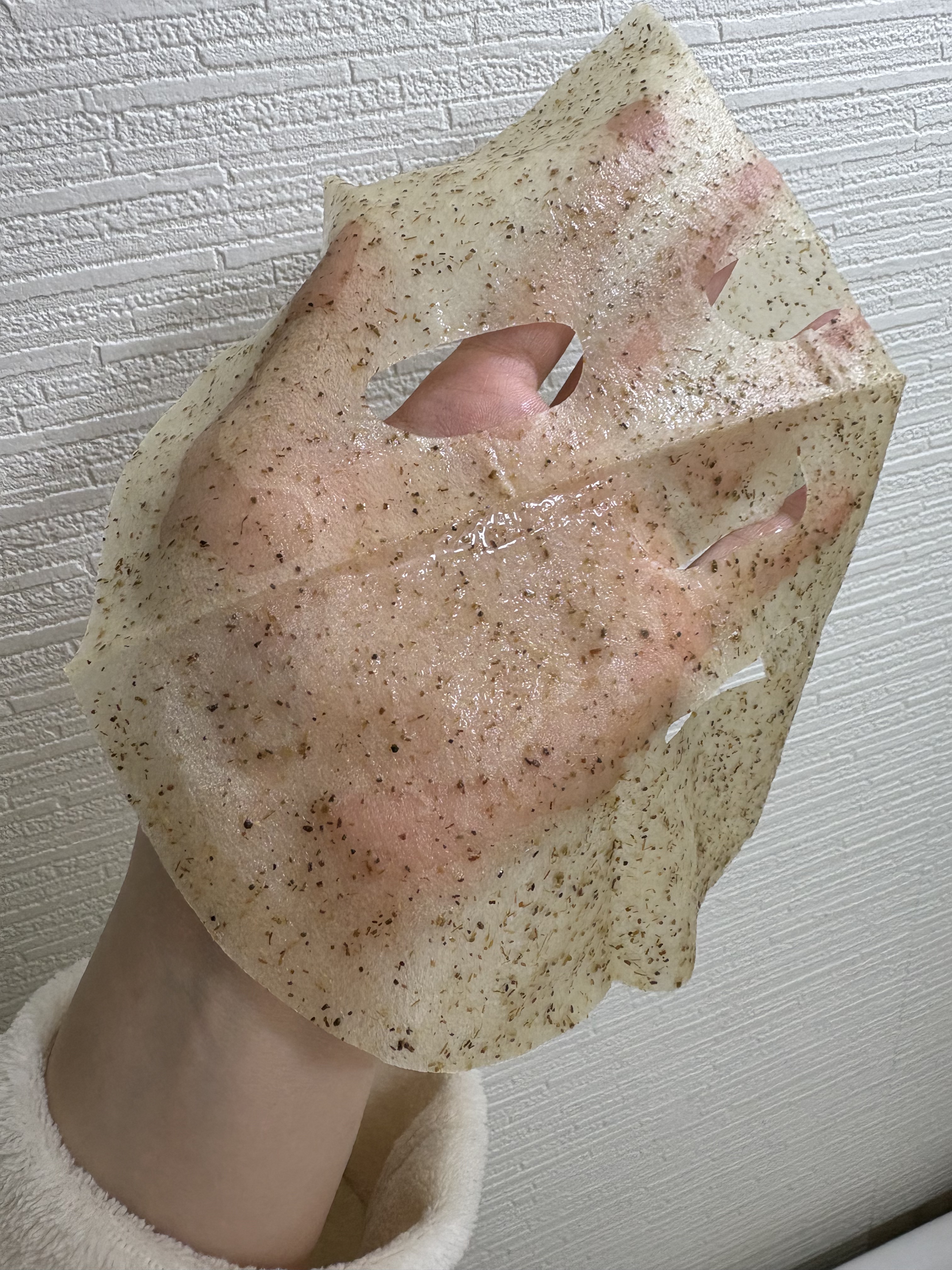 ツボクサスージングハイドロヨモギマスク/LIALUSTER/シートマスク・パックを使ったクチコミ（3枚目）