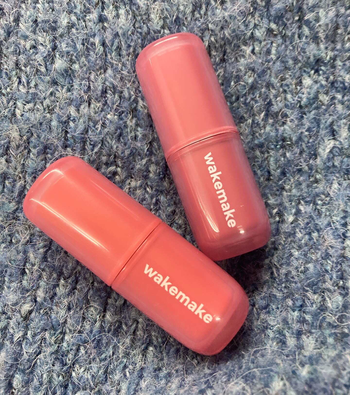 ウォータフルグロウティント/wakemake/リップティントを使ったクチコミ（2枚目）