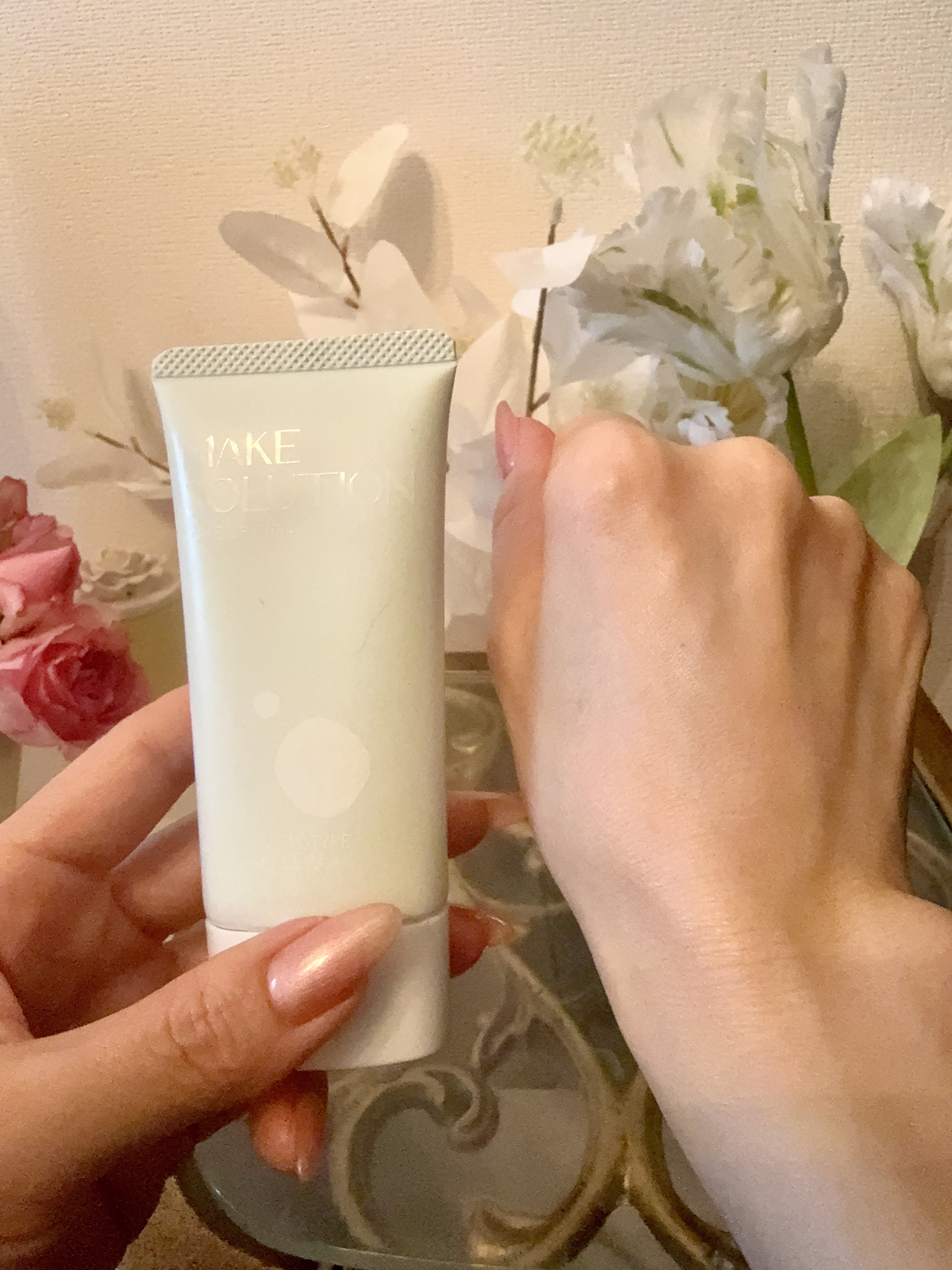 トーンアップクリーム グロウ/メークソリューション/化粧下地を使ったクチコミ（3枚目）