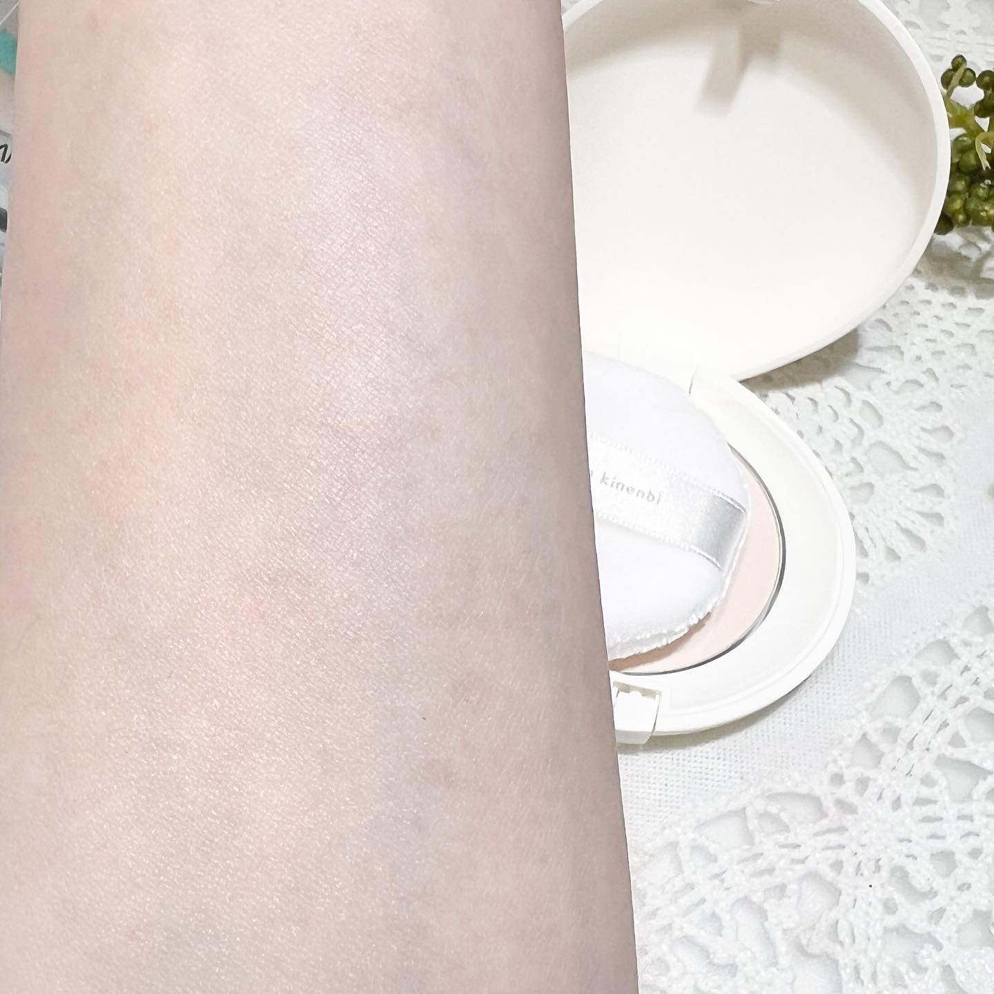 サナ 素肌記念日 薬用スキンケアパウダー ACホワイト【医薬部外品】/素肌記念日/プレストパウダーを使ったクチコミ（3枚目）