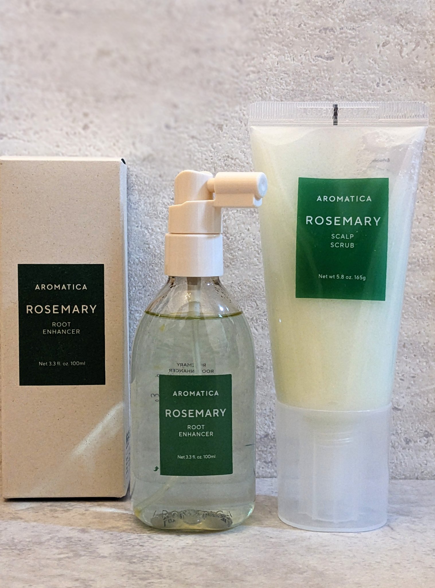 ローズマリールートエンハンサー/AROMATICA/頭皮ローションを使ったクチコミ（1枚目）