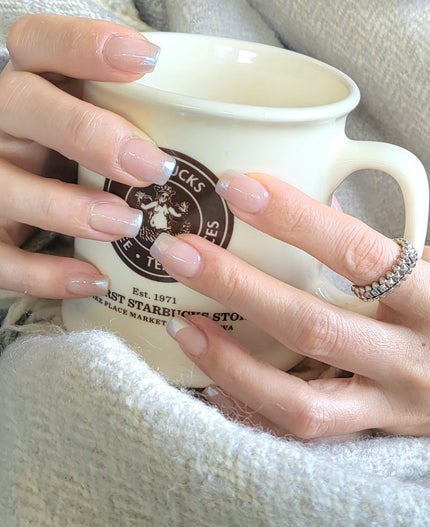 #セルフネイル,#フレンチネイルのネイルデザイン