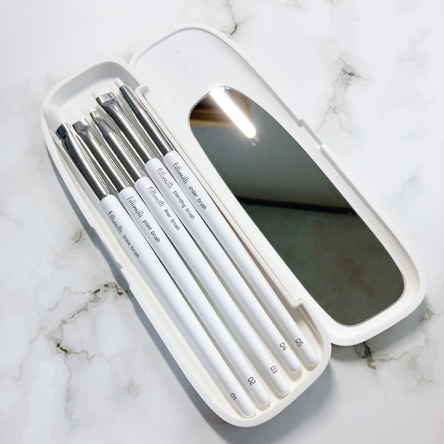fillimilli アイメイクブラシセット/fillimilli/メイクブラシを使ったクチコミ（3枚目）