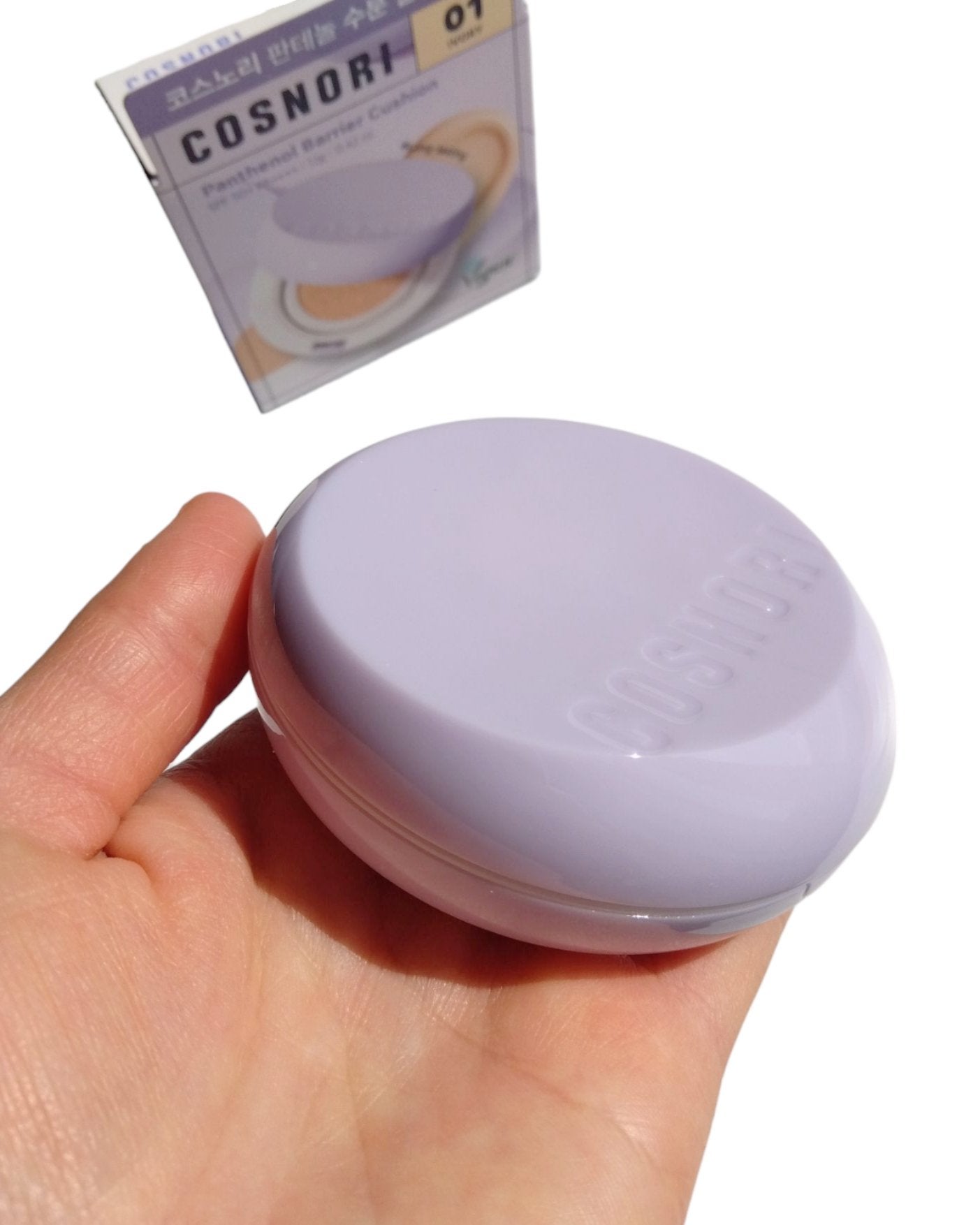 パンテノールバリアクッション/COSNORI/クッションファンデーションを使ったクチコミ(6枚目)