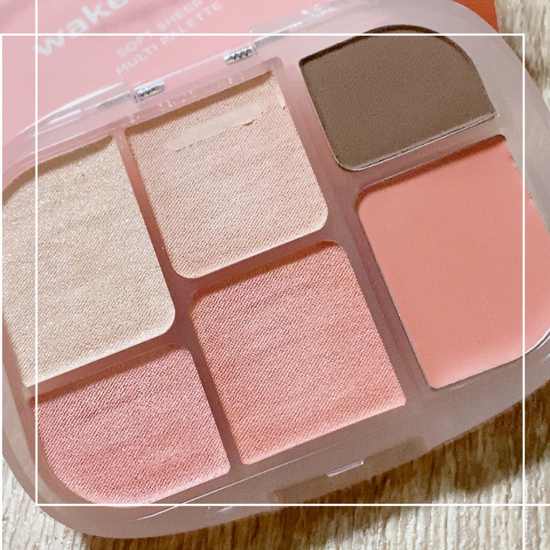 ソフトシアーマルチパレット/wakemake/アイシャドウパレットを使ったクチコミ（2枚目）