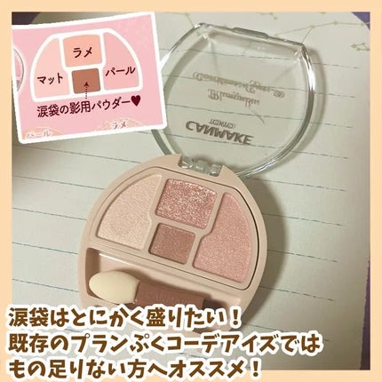 プランぷくコーデアイズ/キャンメイク/パウダーアイシャドウを使ったクチコミ(4枚目)