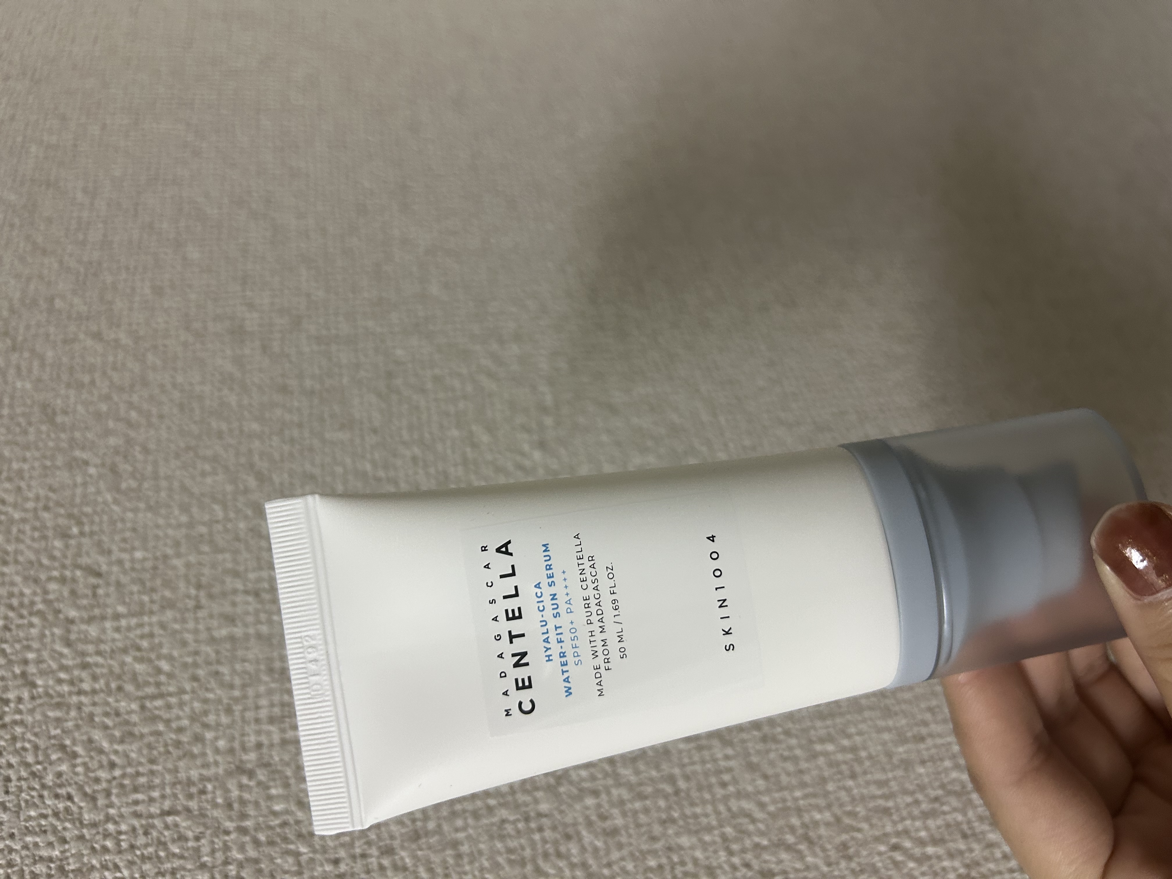 ヒアルーシカ ウォーターフィット サンセラム/SKIN1004/日焼け止めローションを使ったクチコミ（1枚目）