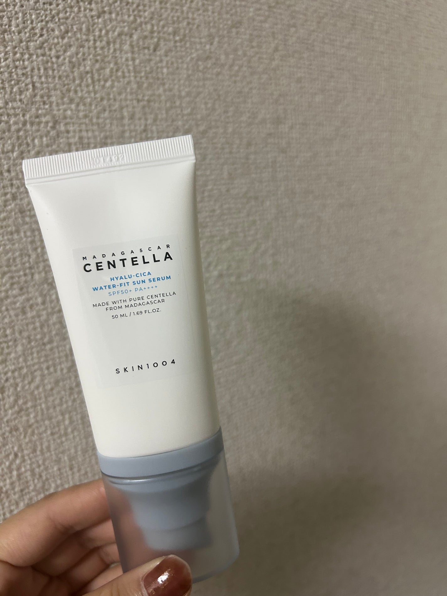 ヒアルーシカ ウォーターフィット サンセラム/SKIN1004/日焼け止めローションを使ったクチコミ(1枚目)