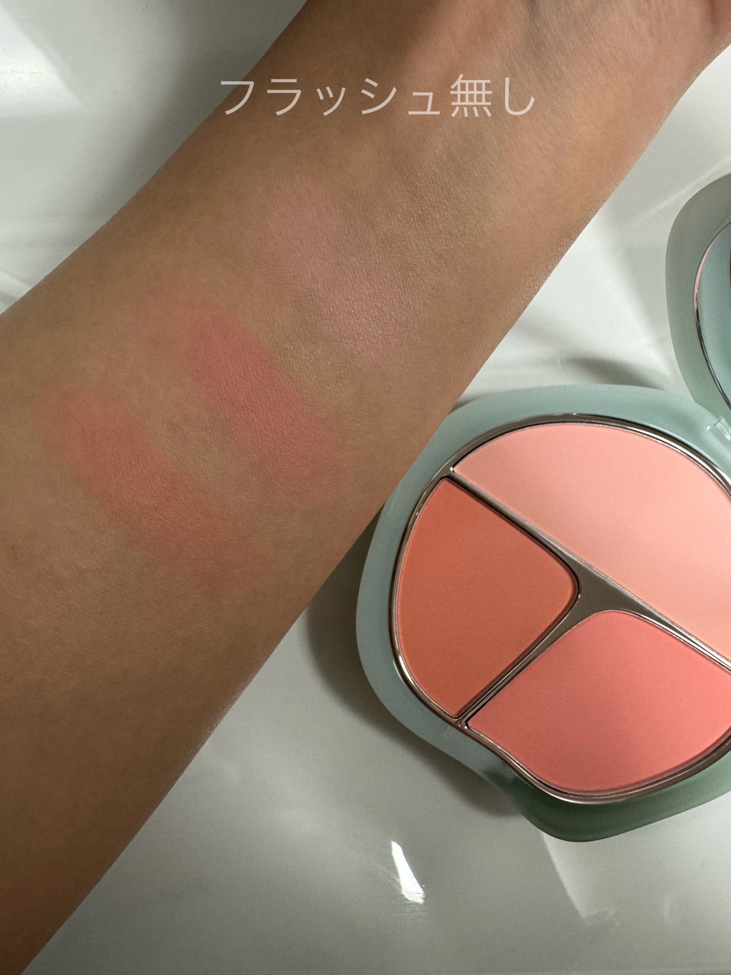 TIMAGE 3色チークパレット/TIMAGE/パウダーチークを使ったクチコミ(6枚目)