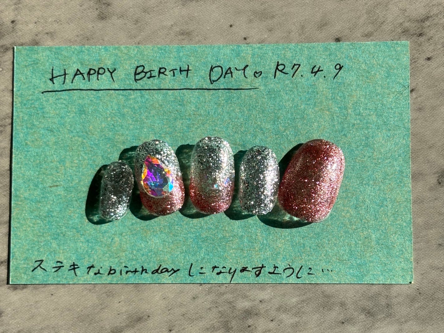 マグネットスティックネイルジェル/3COINS/ジェルネイルを使ったクチコミ(5枚目)