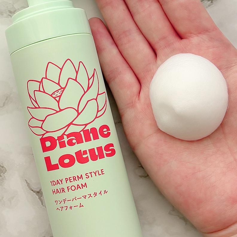 ロータス ワンデーパーマスタイル ヘアフォーム ティー＆シトラスの香り/ダイアン/その他スタイリングを使ったクチコミ（2枚目）