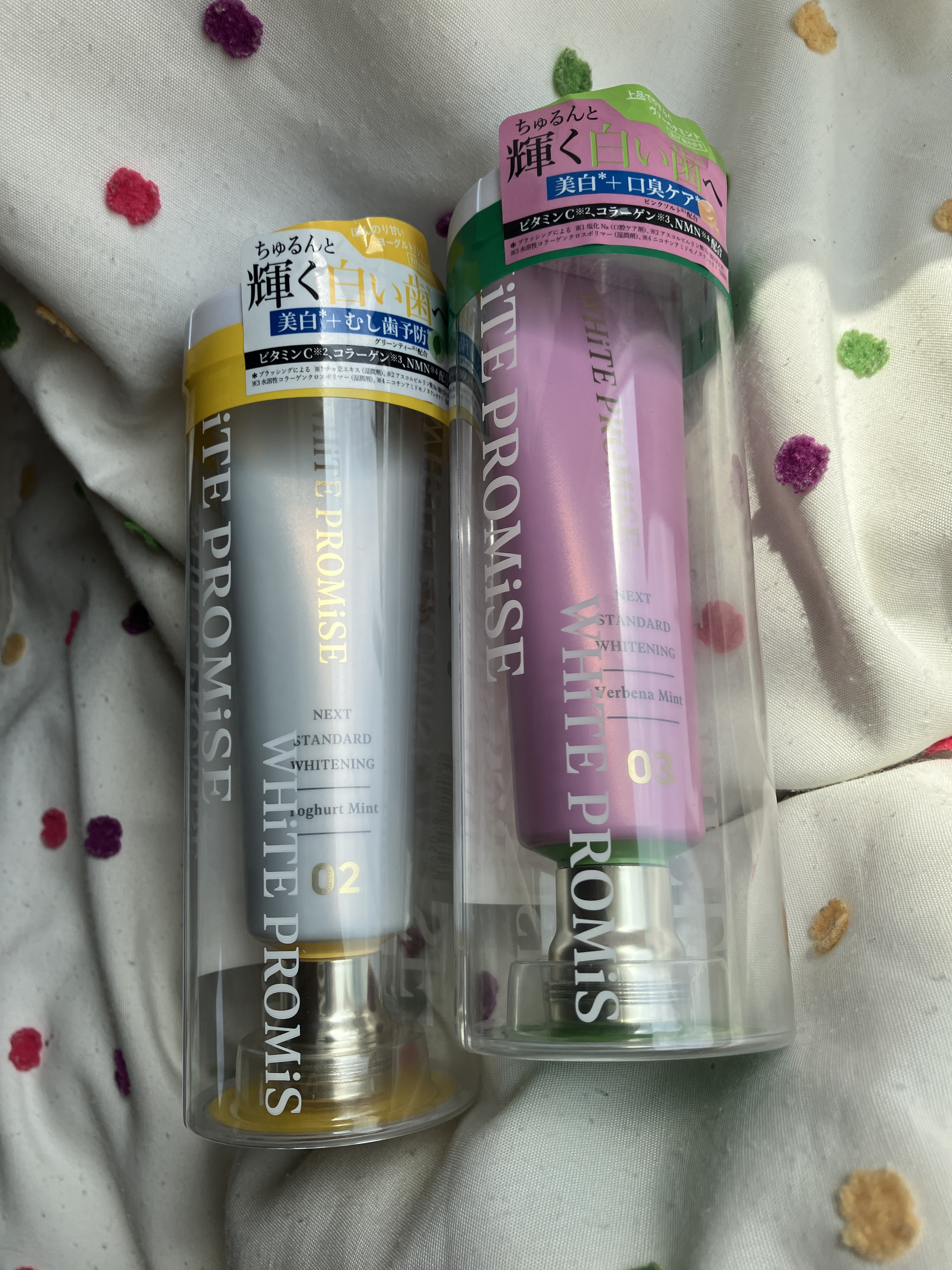 ホワイトプロミス  美白*＋むし歯予防*/WHiTE PROMiSE/歯磨き粉を使ったクチコミ（1枚目）