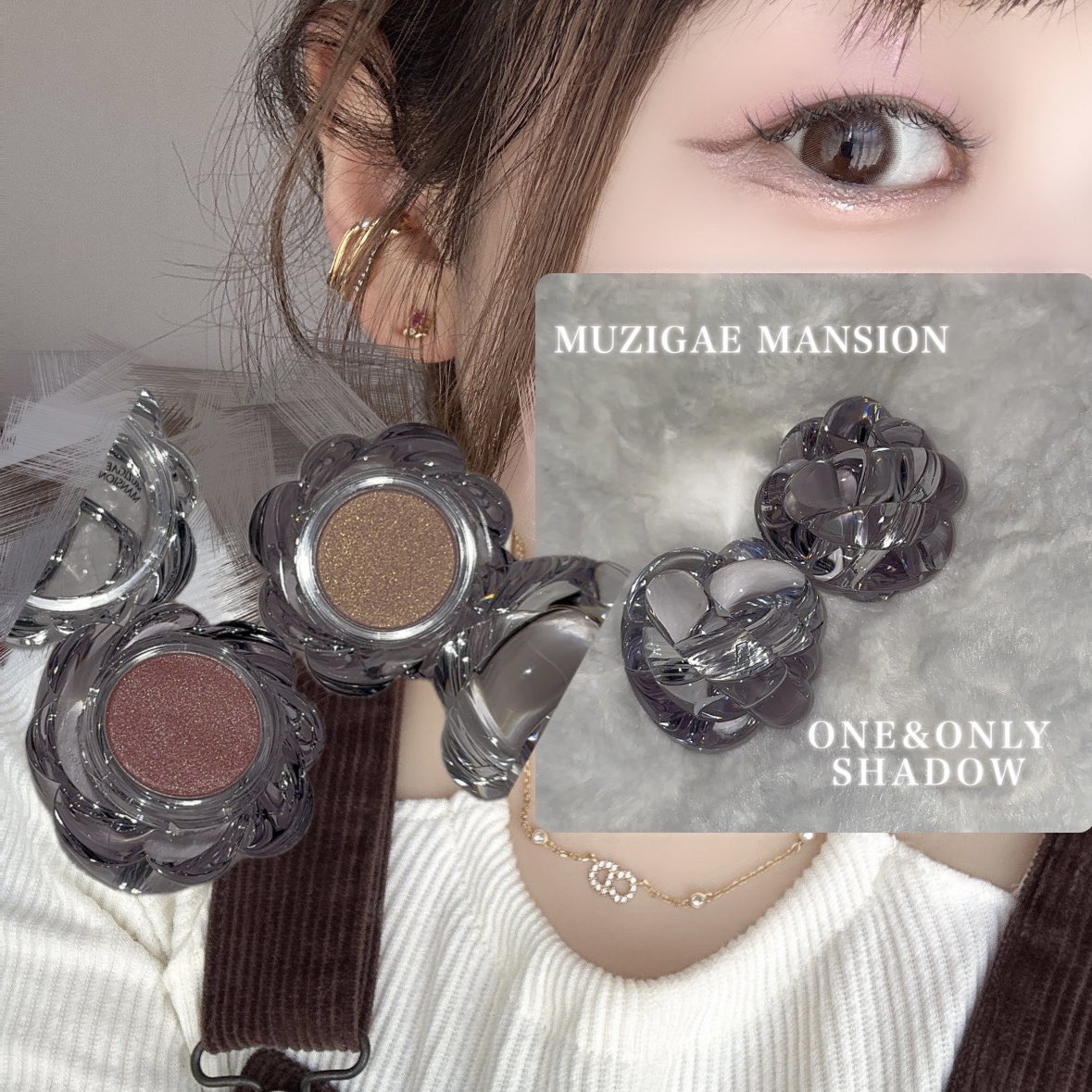 ワンアンドオンリーシャドウ/MUZIGAE MANSION/単色アイシャドウを使ったクチコミ（2枚目）