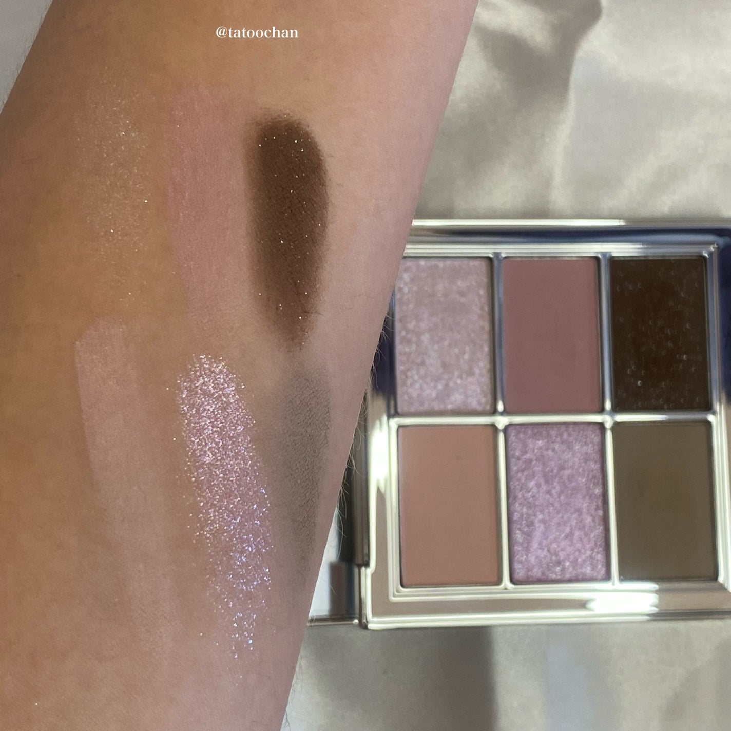 アイ ヴィーガン シアーパレット/AMUSE/アイシャドウパレットを使ったクチコミ(4枚目)