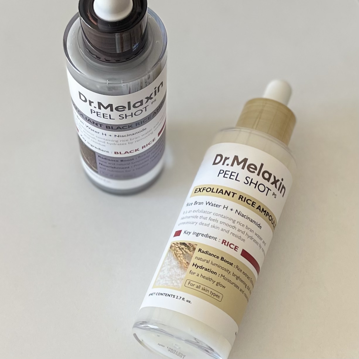 白米ピールショットゴマージュアンプル/Dr.Melaxin/美容液を使ったクチコミ（1枚目）