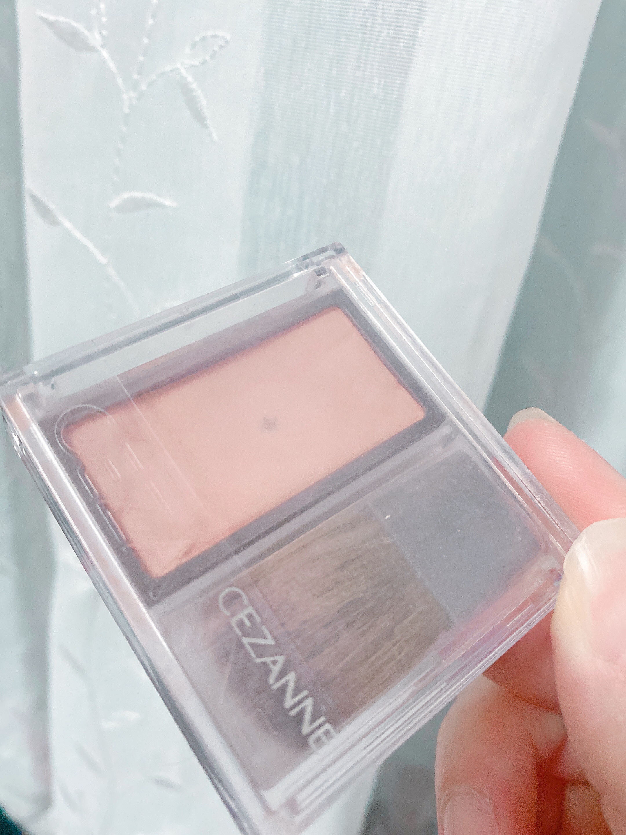 チークブラッシュ/CEZANNE/パウダーチークを使ったクチコミ（1枚目）