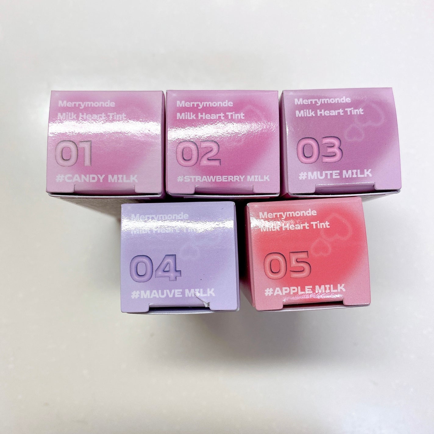 ミルクハートティントリップアンドチーク/Merrymonde/リップティントを使ったクチコミ(2枚目)
