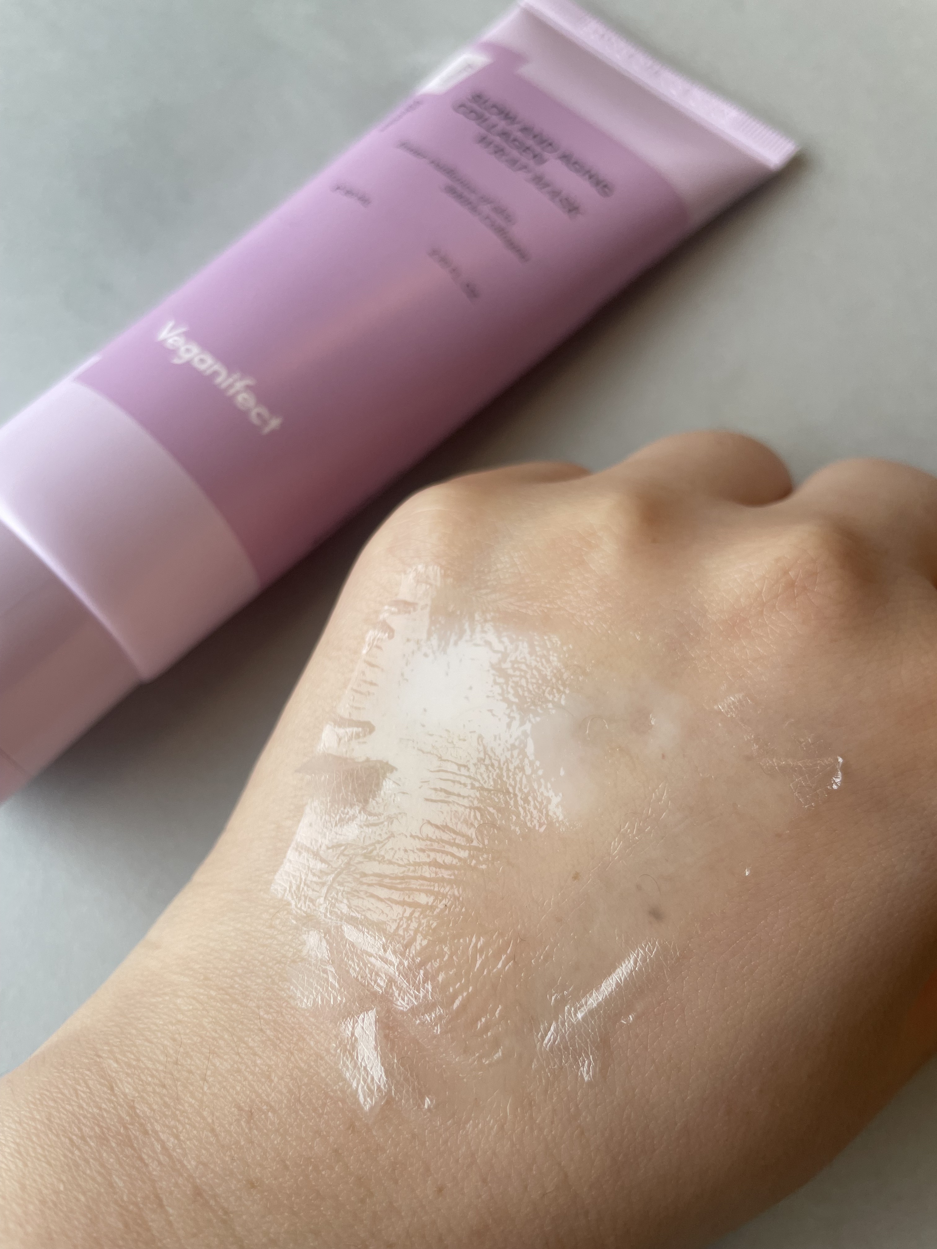 塗るマスクパック低分子コラーゲンマスク /Veganifect/洗い流すパック・マスクを使ったクチコミ（3枚目）