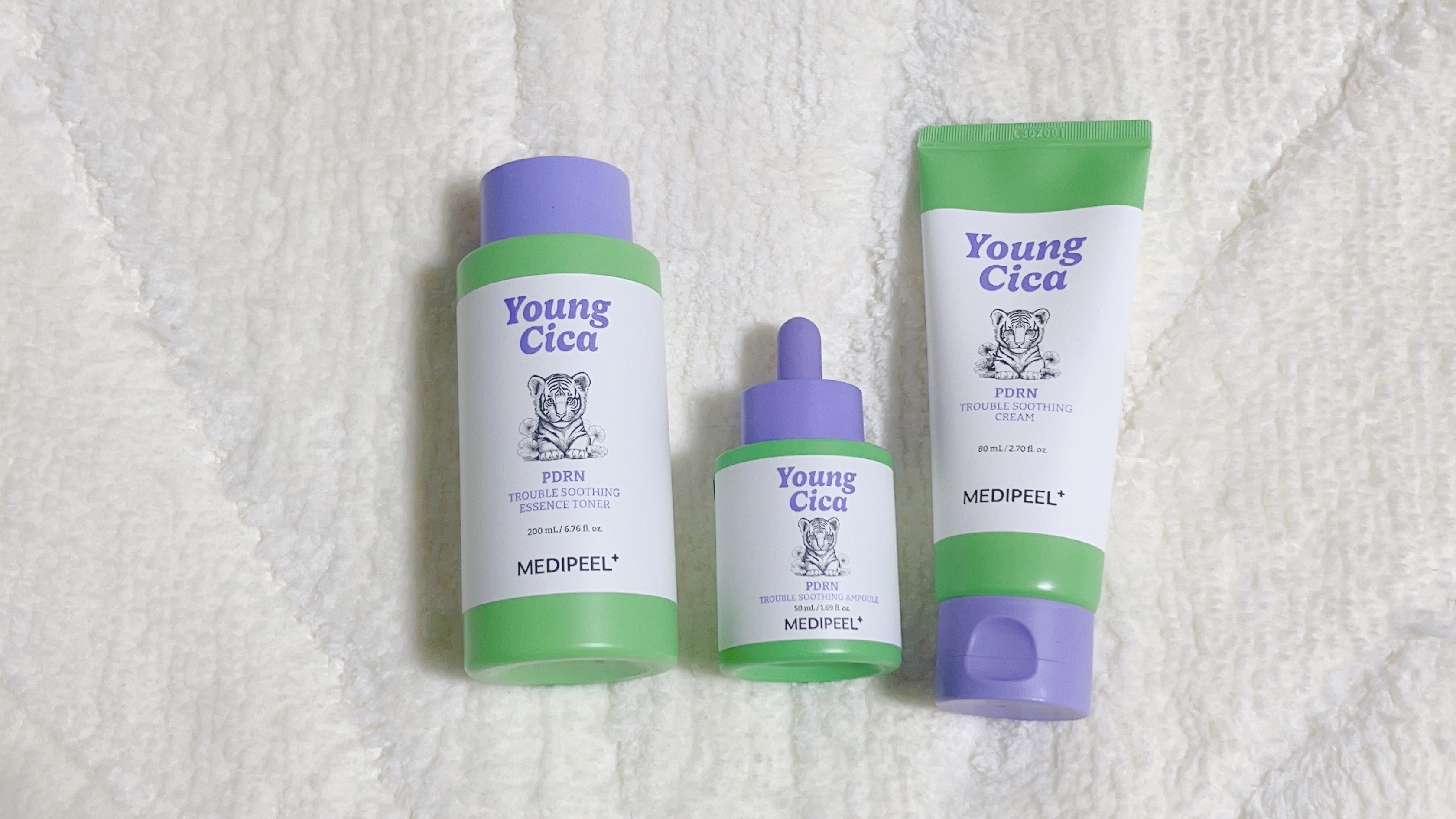 Young Cica PDRN TROUBLE SOOTHING ESSENCE AMPOULE/MEDIPEEL/美容液を使ったクチコミ（1枚目）