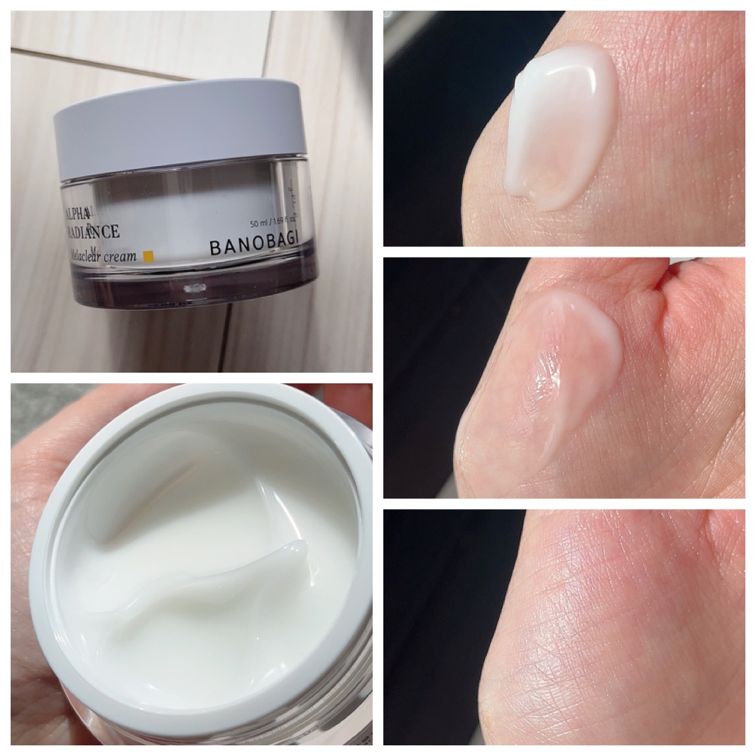 アルファラディアンスメラクリア クリーム/BANOBAGI/フェイスクリームを使ったクチコミ（3枚目）