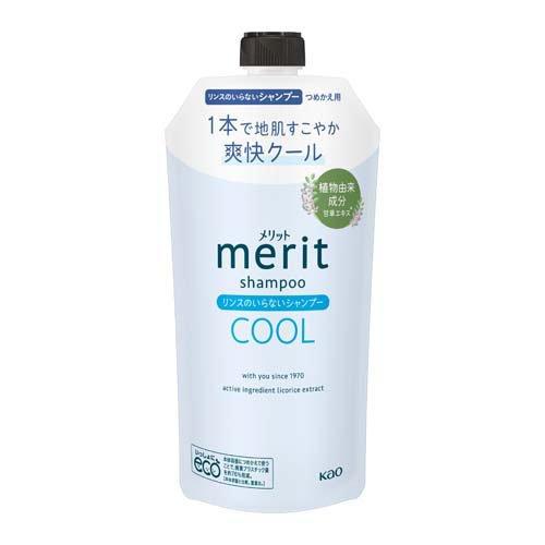 メリット　リンスのいらないシャンプー　クールタイプ【医薬部外品】 つめかえ（320ml）