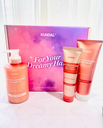 クンダル ダメージケア シャンプー/トリートメント/KUNDAL/市販シャンプーを使ったクチコミ(5枚目)