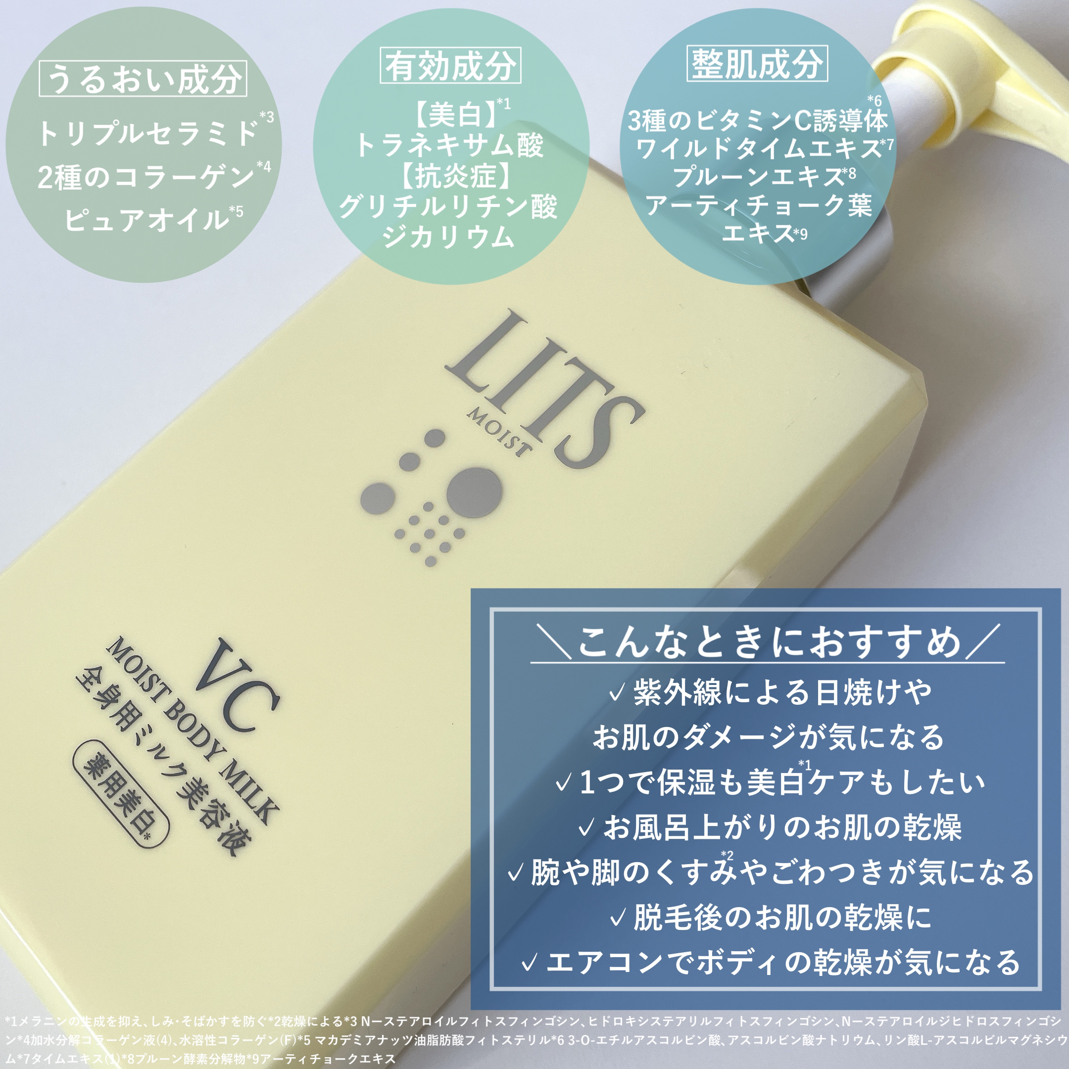 モイストC 薬用ボディミルク リラックスハーブの香り/リッツ/ボディミルクを使ったクチコミ（3枚目）