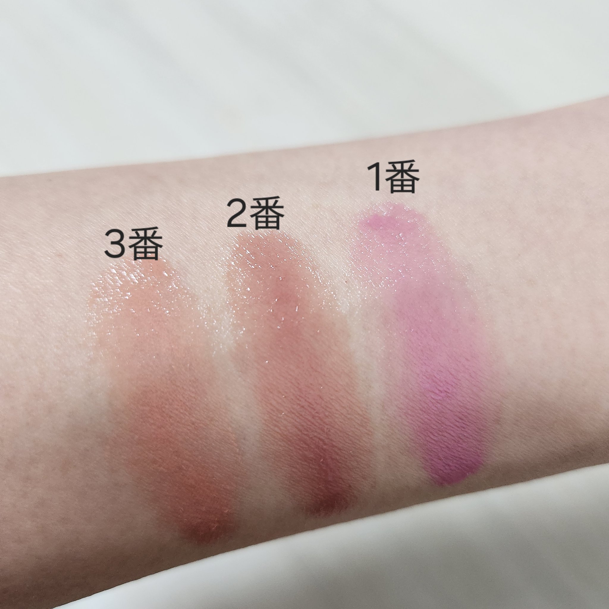 ネーミング　ソフティクリームブラッシュ/NAMING./ジェル・クリームチークを使ったクチコミ（3枚目）