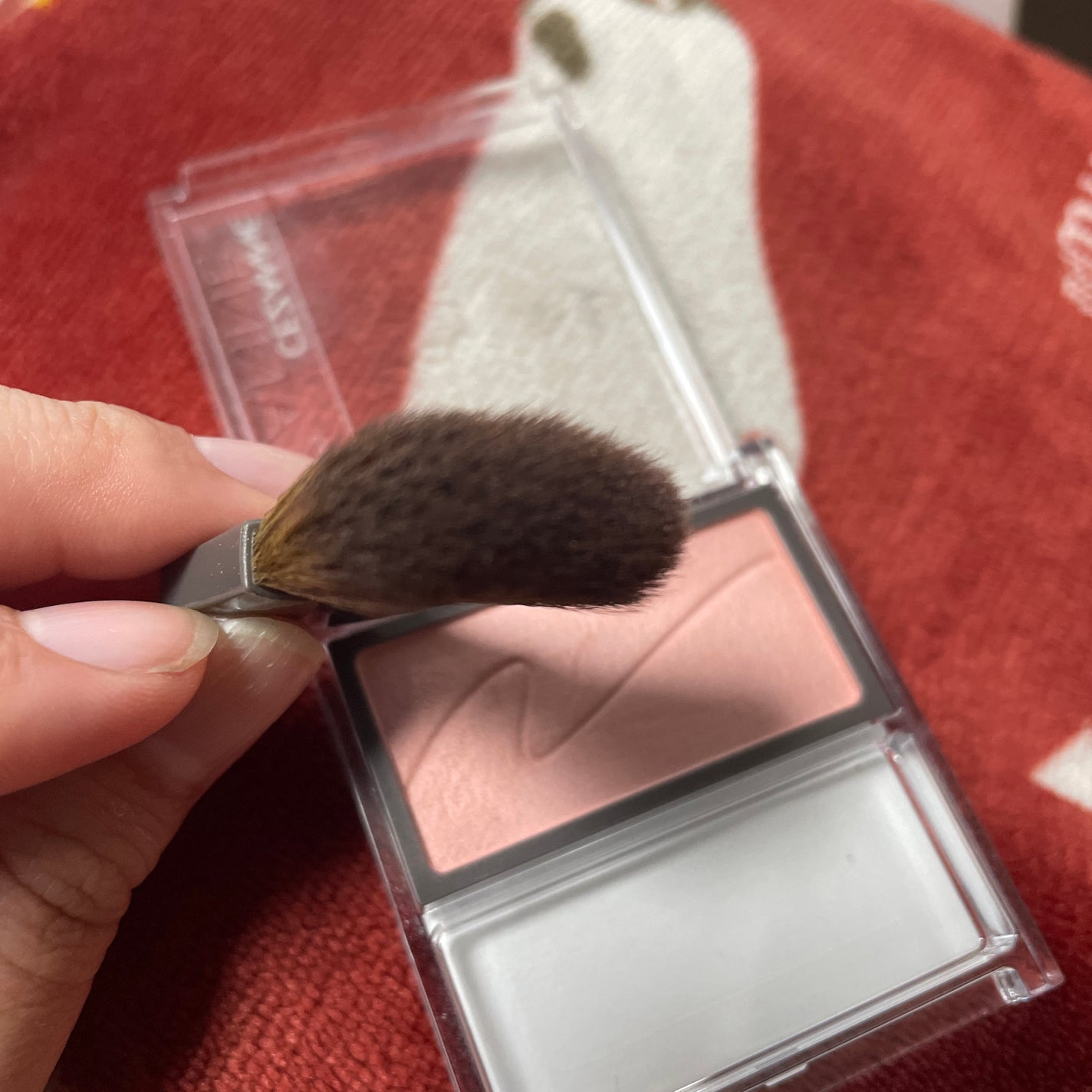 チークブラッシュ/CEZANNE/パウダーチークを使ったクチコミ(2枚目)