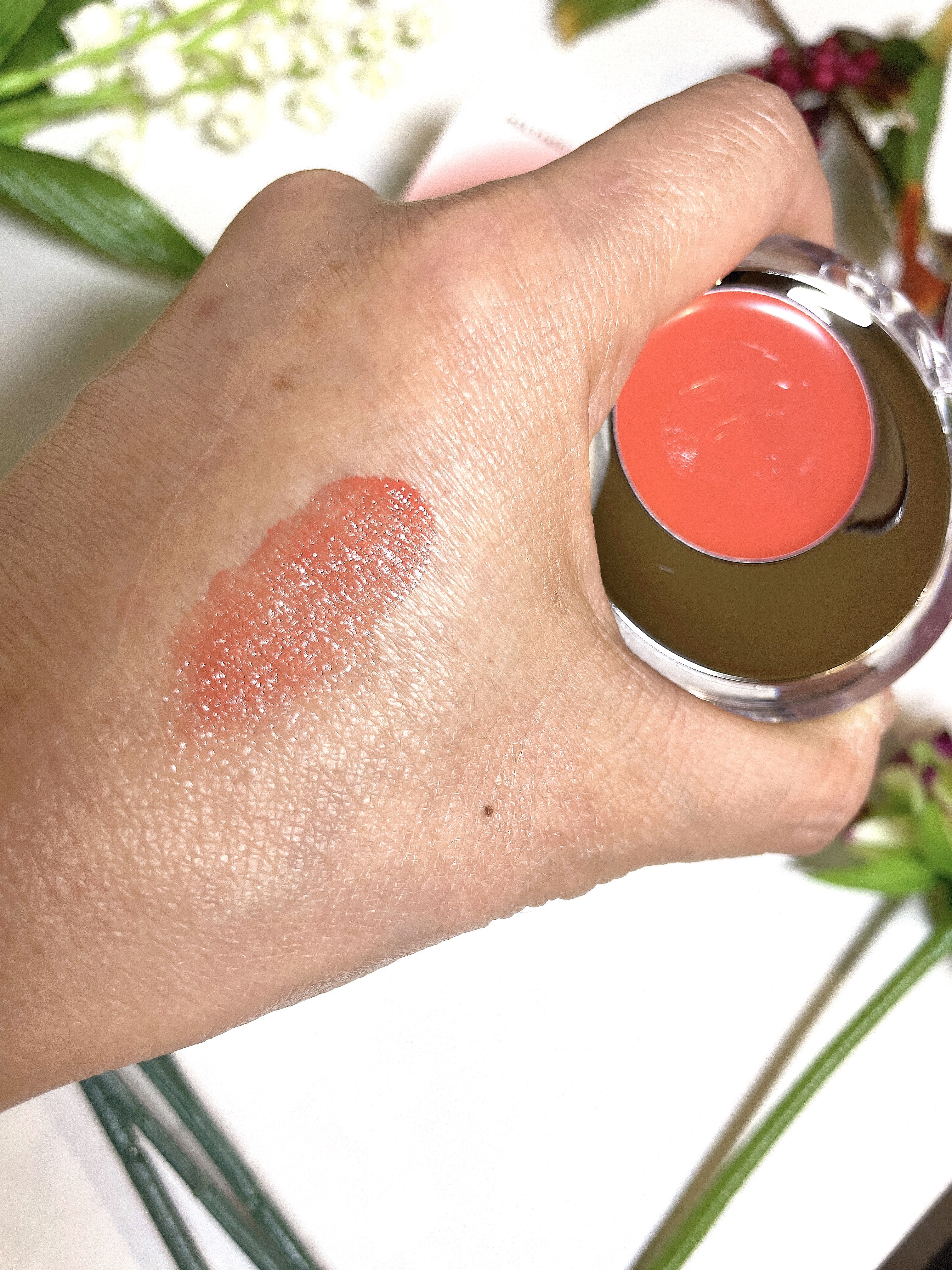 メルティングムードリップ&チーク/moonshot/ジェル・クリームチークを使ったクチコミ（3枚目）