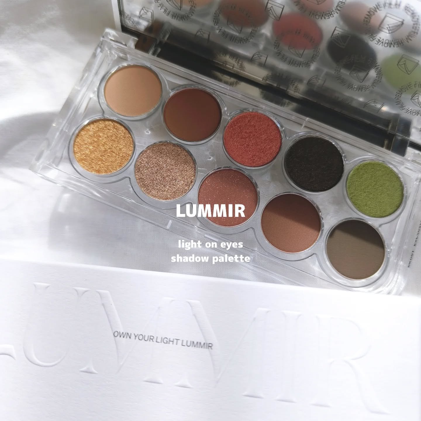 ライトオンアイズシャドウパレット/ルミル/アイシャドウパレットを使ったクチコミ（1枚目）
