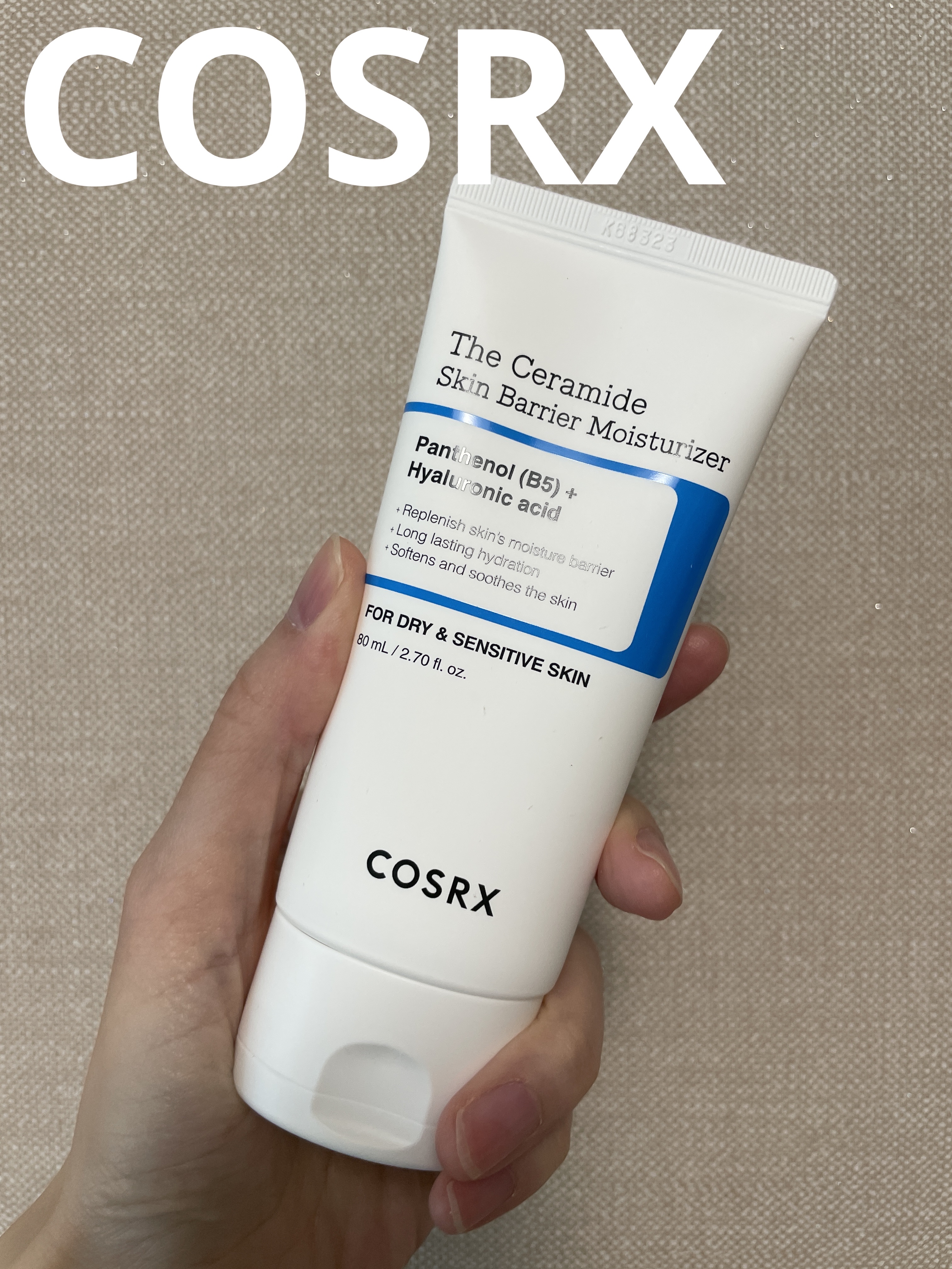 COSRX RXザ・セラミド肌バリア保湿クリーム

200時間の強力保湿維持を謳っているだけあって納得の保湿力でした！

驚いたのは浸透力の良さ！
クリームですが重くない！ベタつかない！スーッと馴染むけど乾燥しない！！！
乾燥肌の方に是非使