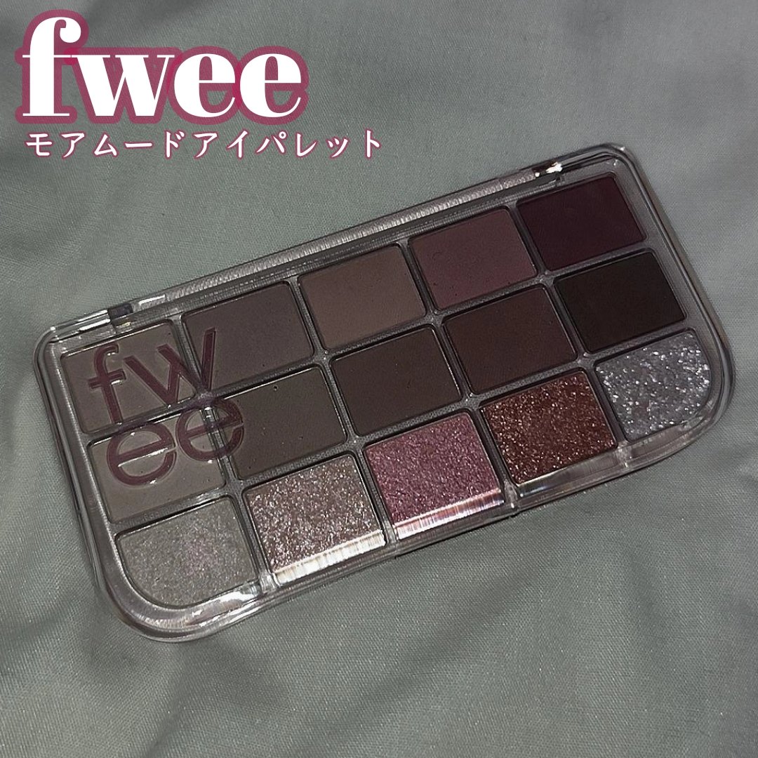 フィー モアムードアイパレット/fwee/アイシャドウパレットを使ったクチコミ（1枚目）
