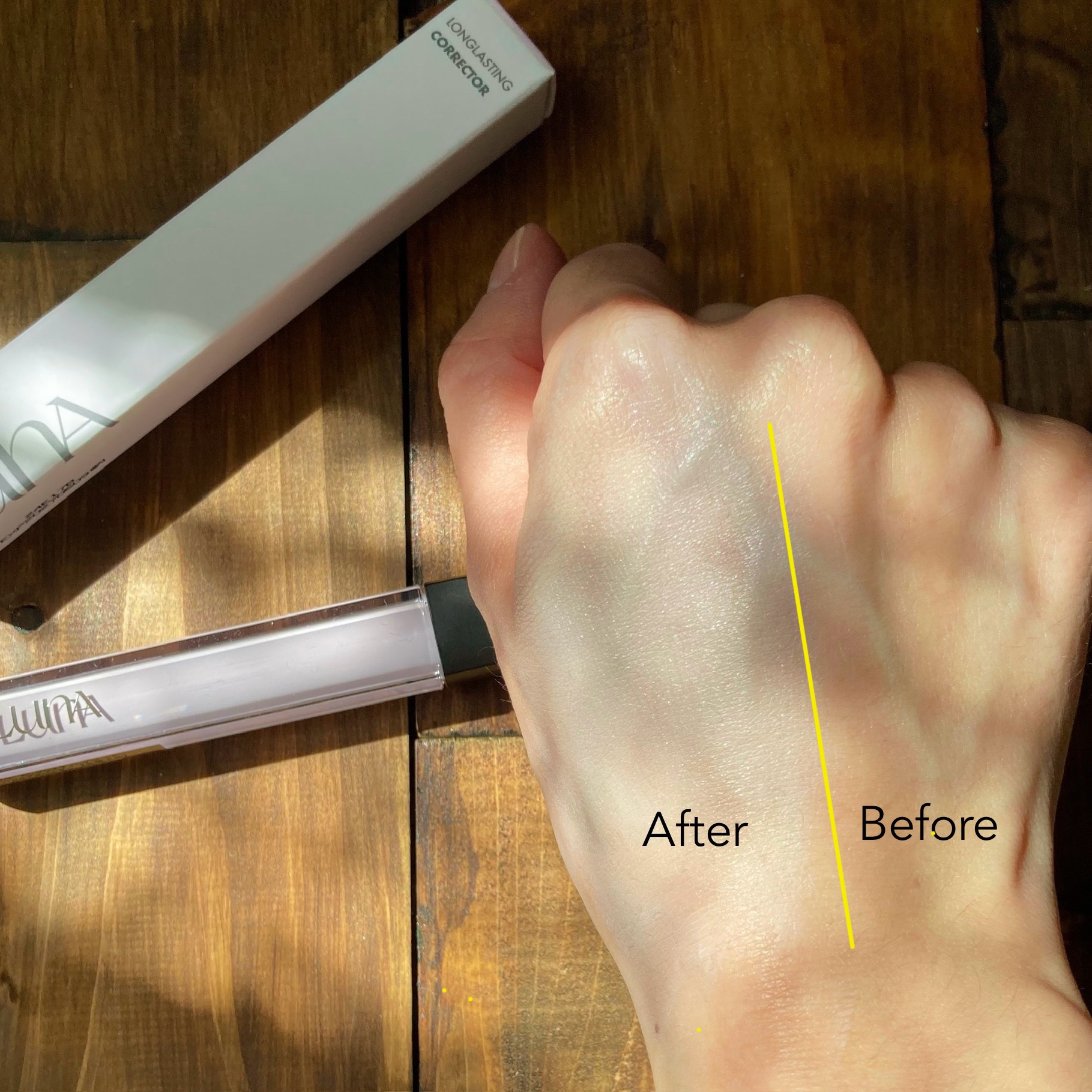 ロングラスティングコレクター/LUNA/リキッドコンシーラーを使ったクチコミ（3枚目）