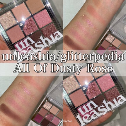 グリッターペディアアイパレット/unleashia/アイシャドウパレットを使ったクチコミ(1枚目)