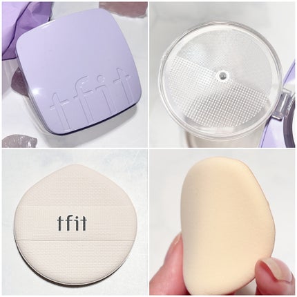 ベースフィットトーンアップサンクッション/TFIT/クッションファンデーションを使ったクチコミ(4枚目)
