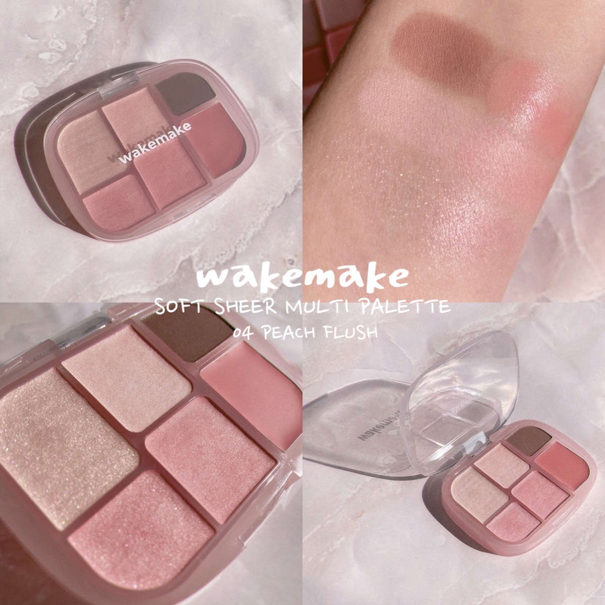 ソフトシアーマルチパレット/wakemake/アイシャドウパレットを使ったクチコミ（2枚目）