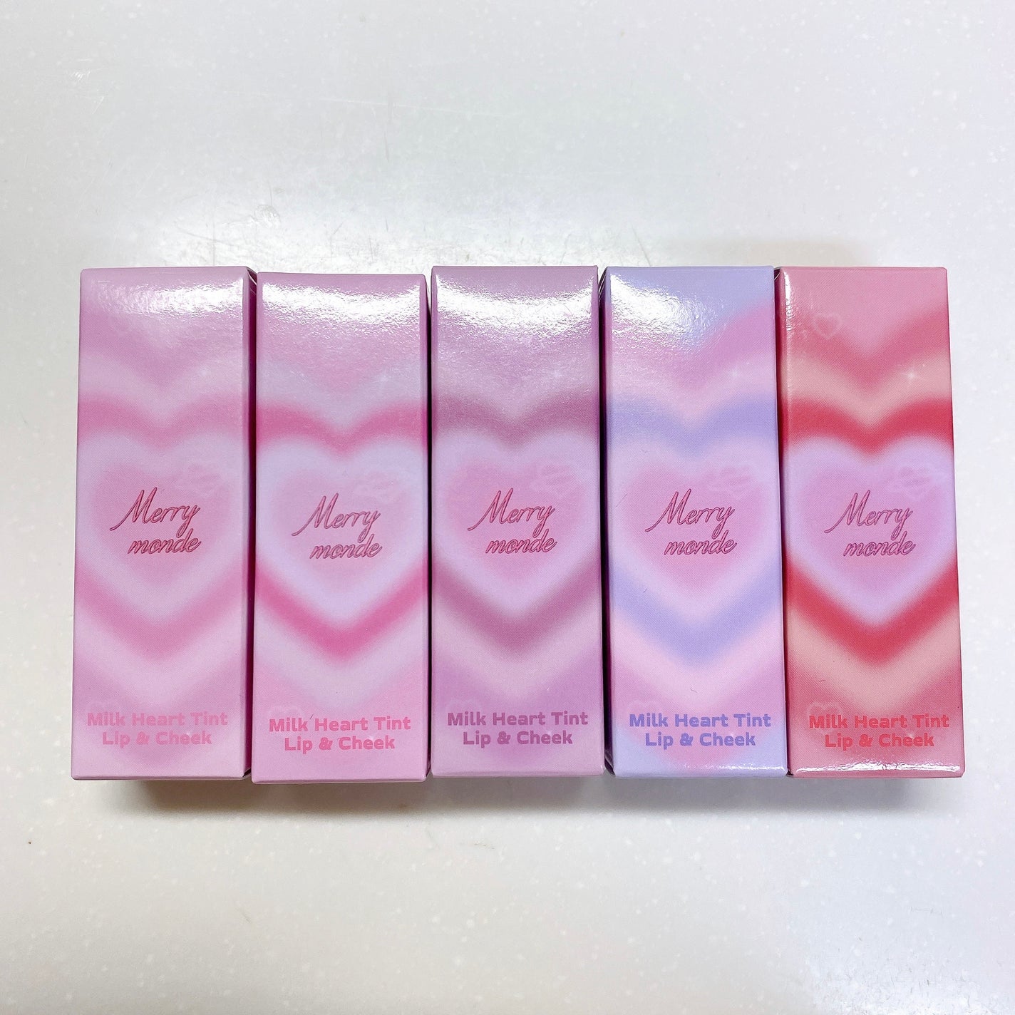 ミルクハートティントリップアンドチーク/Merrymonde/リップティントを使ったクチコミ(1枚目)