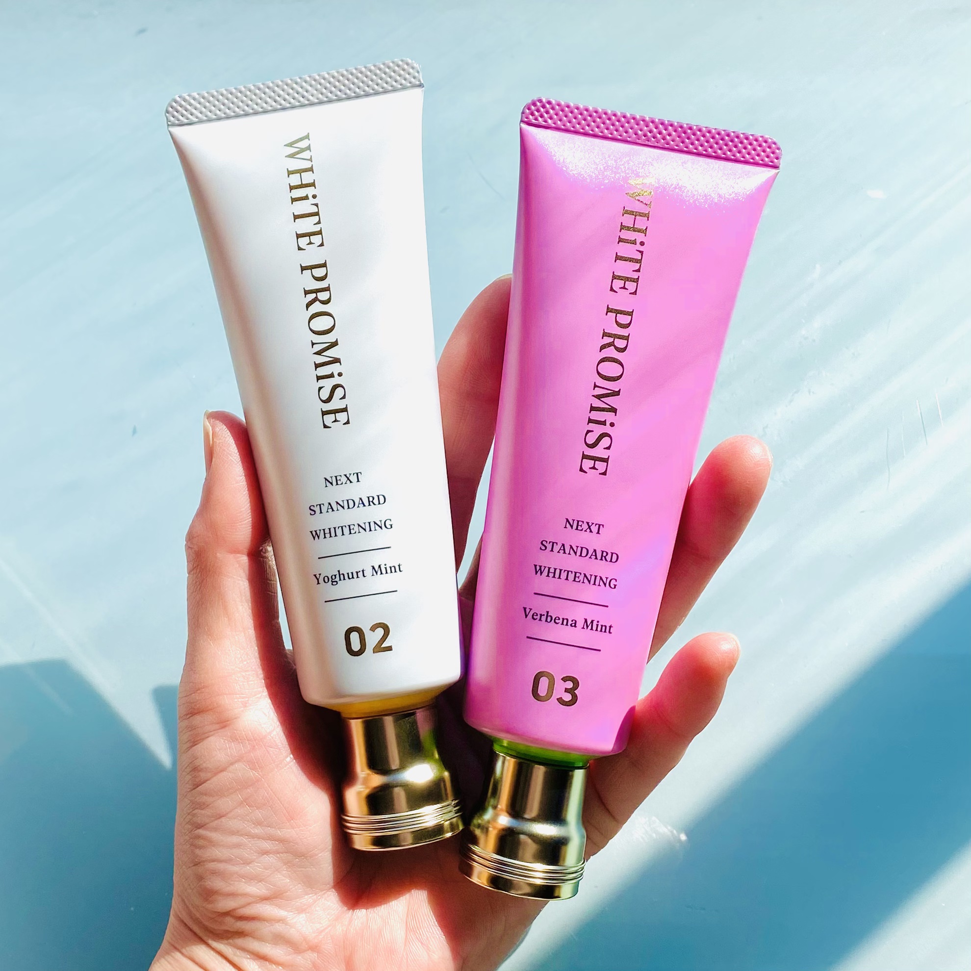 ホワイトプロミス  美白*＋むし歯予防*/WHiTE PROMiSE/歯磨き粉を使ったクチコミ（1枚目）