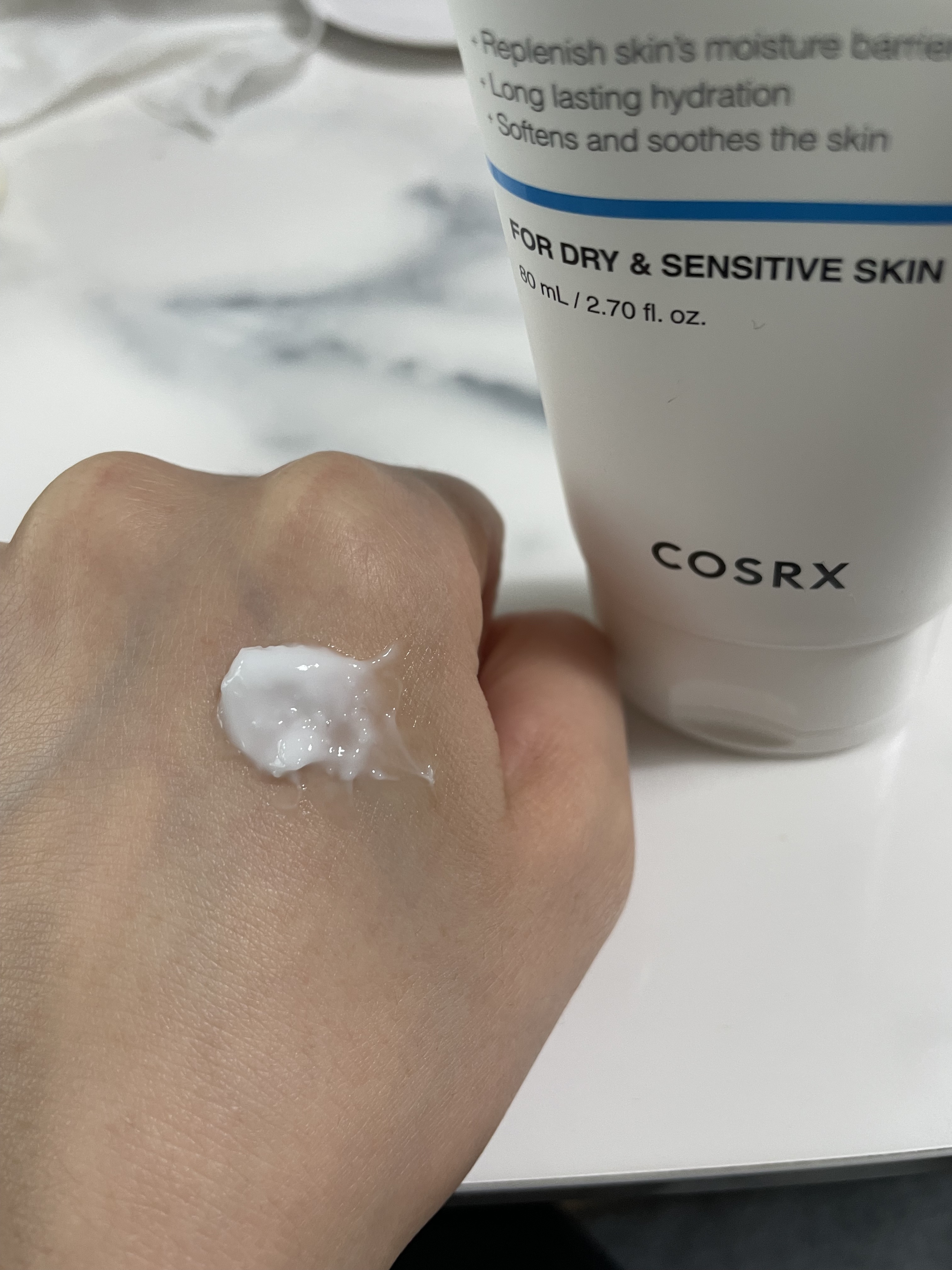 RXザ・セラミドスキンバリアモイスチャライザー/COSRX/フェイスクリームを使ったクチコミ（2枚目）