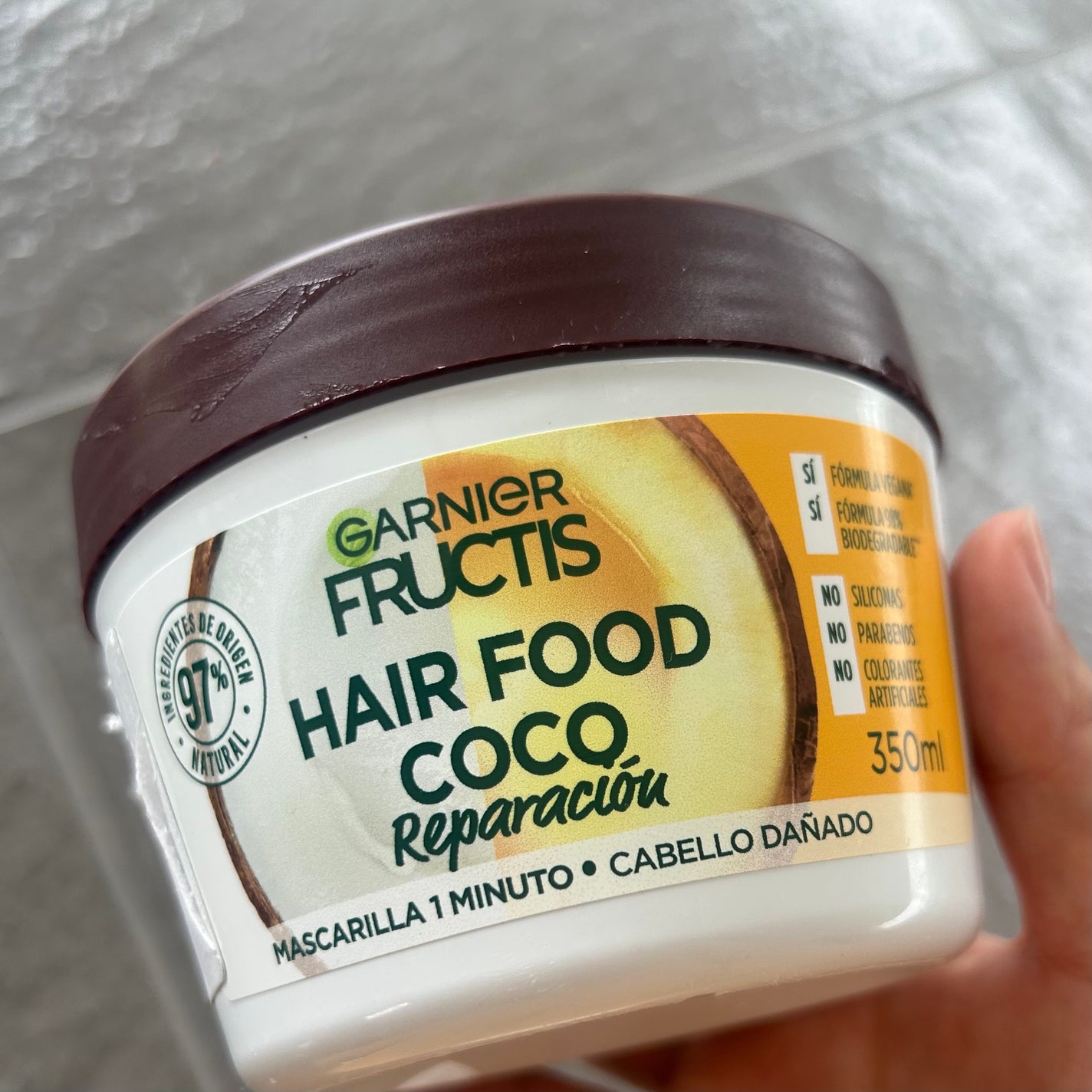 フラクタス スムージングトリート 1分間ヘアマスク/GARNIER(海外)/ヘアマスク・ヘアパックを使ったクチコミ(2枚目)