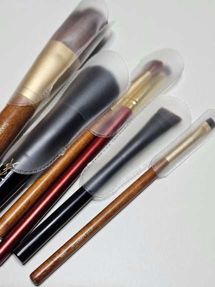 メイクブラシカバー/DAISO/その他化粧小物を使ったクチコミ(4枚目)