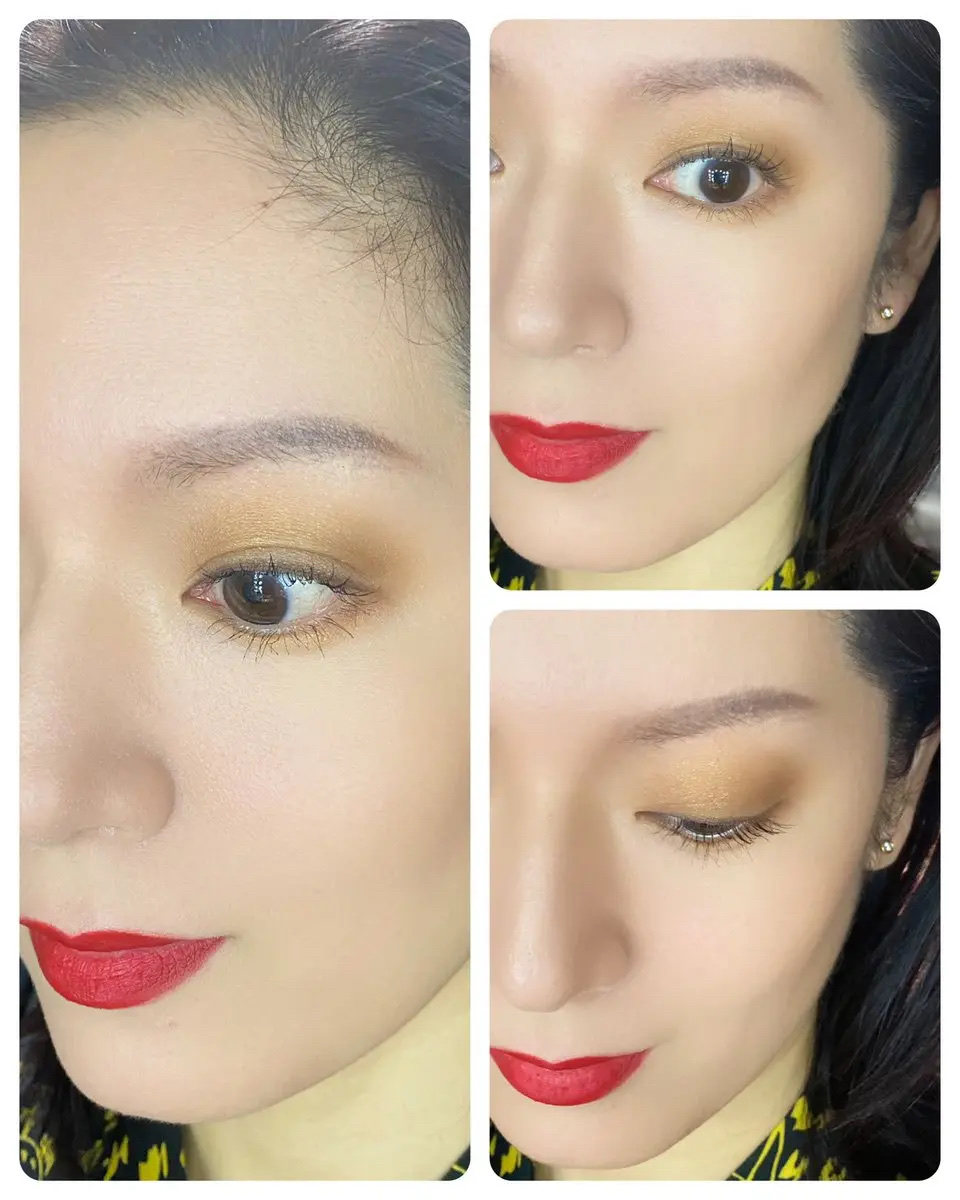  ルージュ ジェ ラグジュリアス ヴェルヴェット/GUERLAIN/口紅を使ったクチコミ（3枚目）