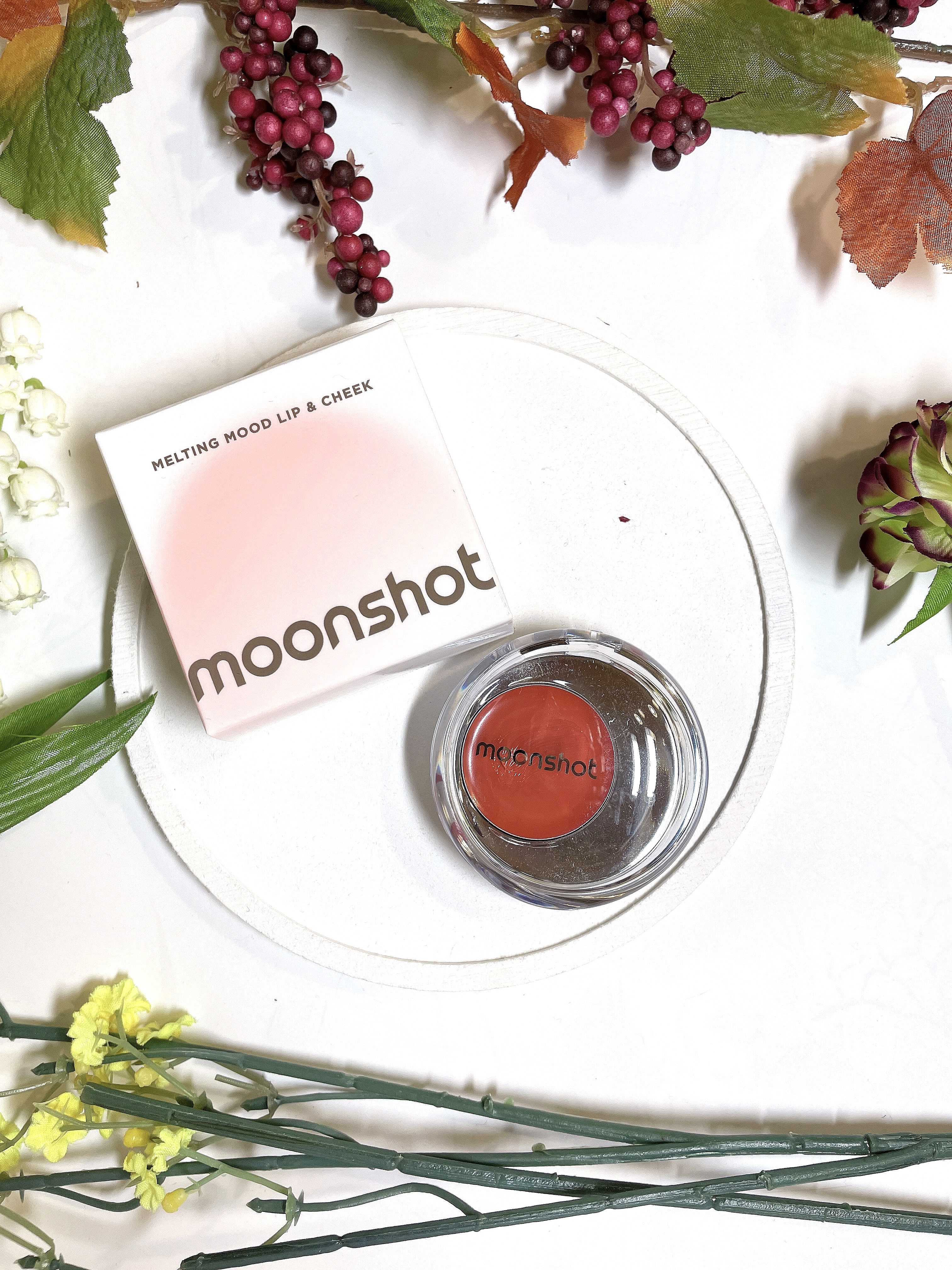 メルティングムードリップ&チーク/moonshot/ジェル・クリームチークを使ったクチコミ（1枚目）