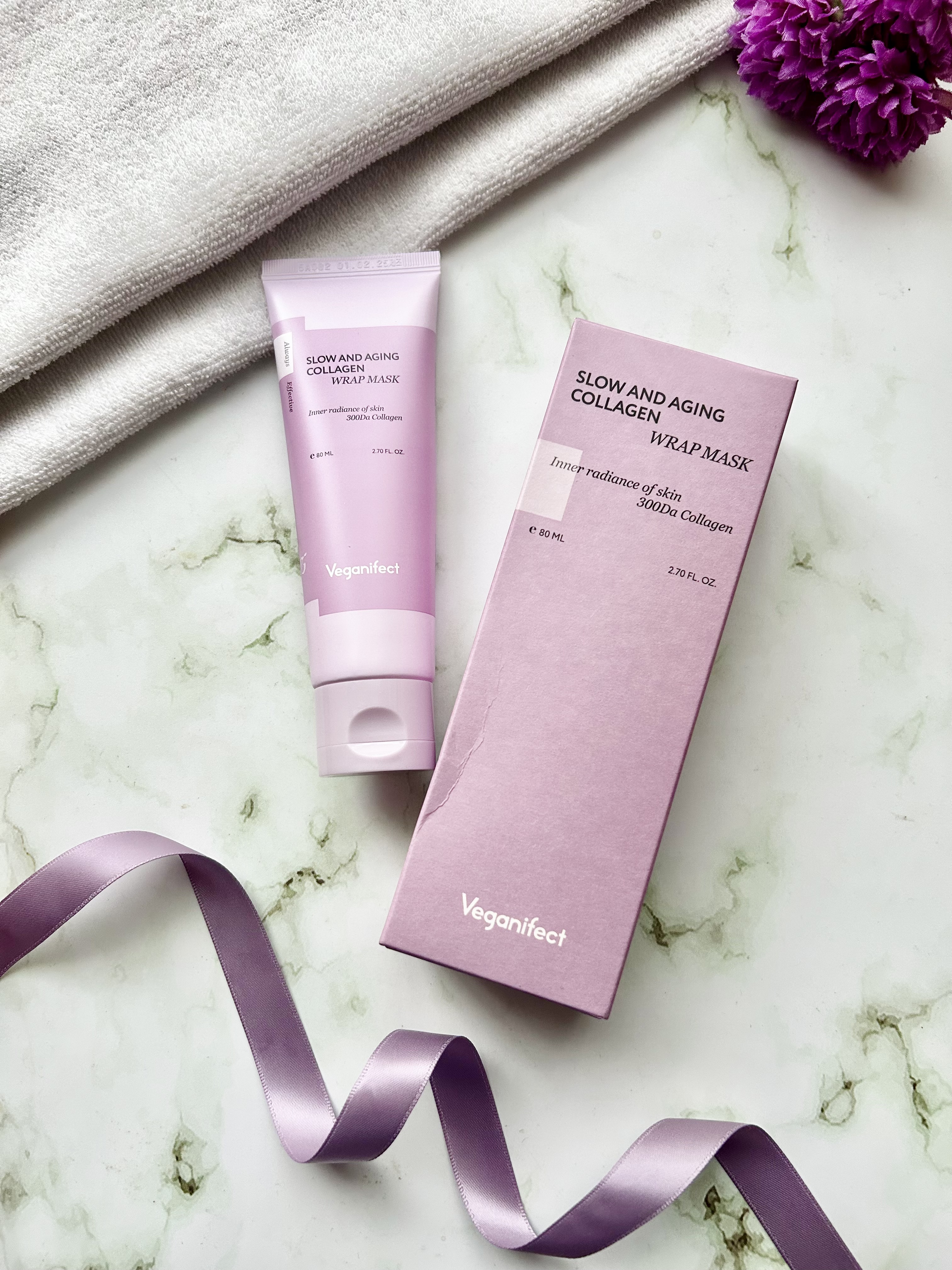 塗るマスクパック低分子コラーゲンマスク /Veganifect/洗い流すパック・マスクを使ったクチコミ（1枚目）