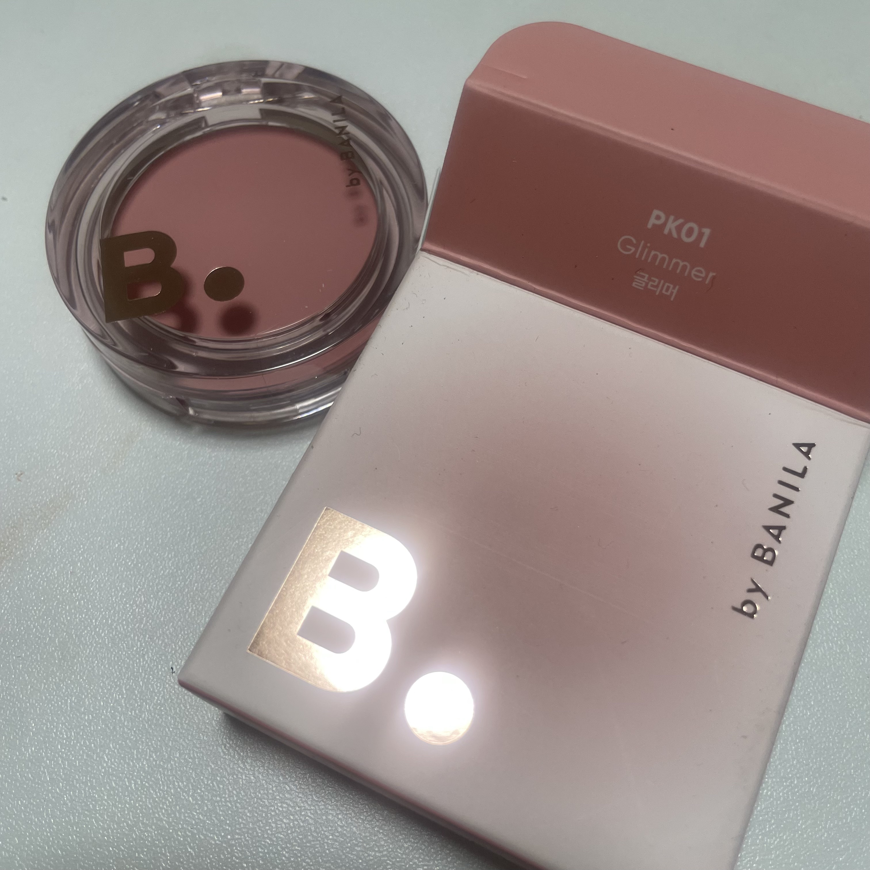 プライミング ベール チーク PK01 グリマー/B. by BANILA/パウダーチークを使ったクチコミ（1枚目）