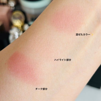 ブラーリング カラー ブラッシュ/SUQQU/パウダーチークを使ったクチコミ(4枚目)