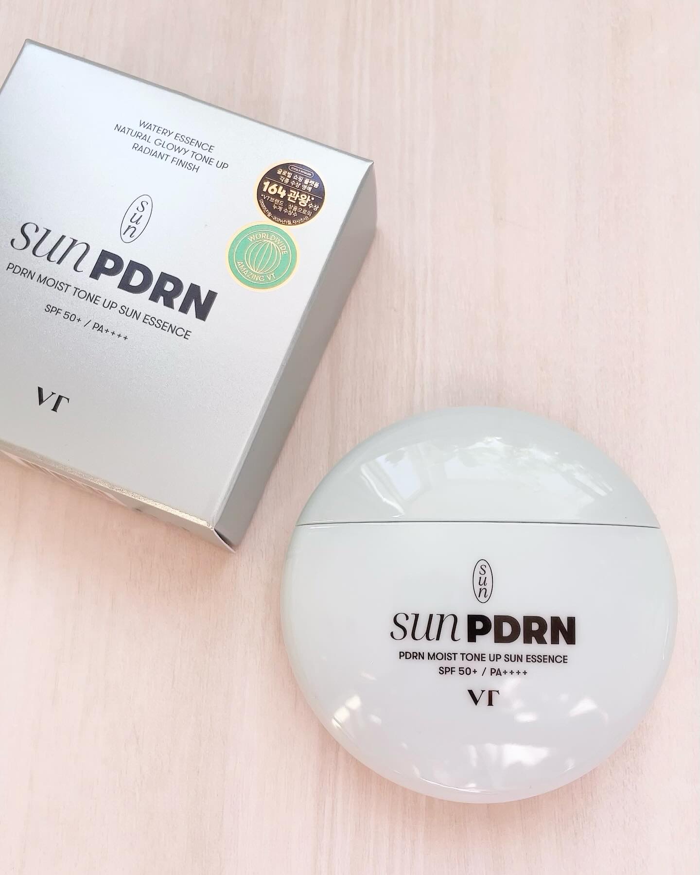 PDRN モイスト トーンアップ サン エッセンス/VT/日焼け止めローションを使ったクチコミ（3枚目）