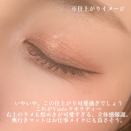 ダブル ムード アイズ/Visée/アイシャドウパレットを使ったクチコミ(9枚目)